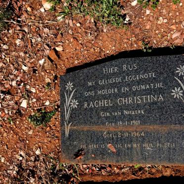 LABUSCHANGE Rachel Christina nee VAN NIEKERK 1911-1964 _2