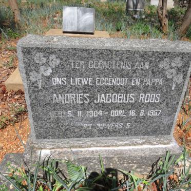ROOS Andries Jacobus 1904-1957