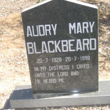 BLACKBEARD Audry Mary 1928-1998