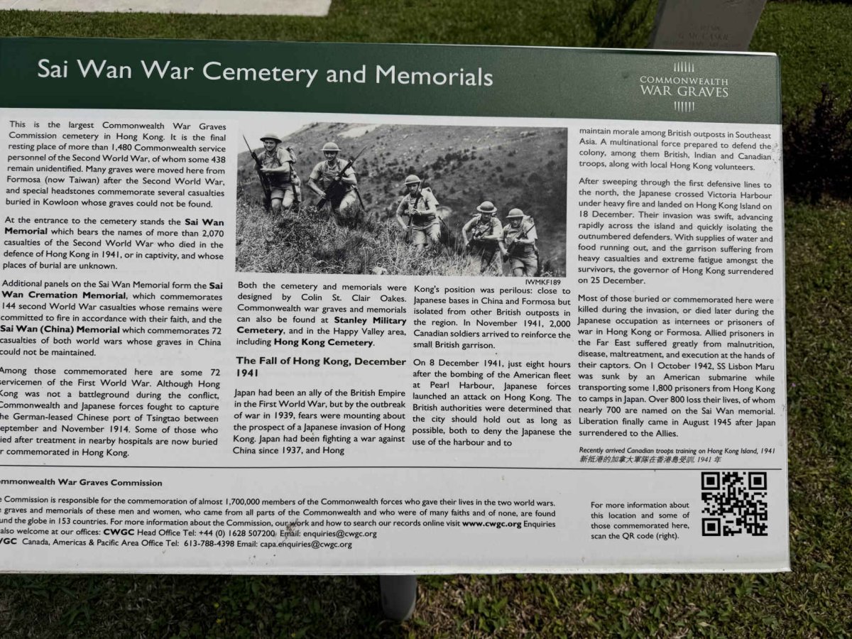 10. Sai Wan War Cemetery_Commonwealth plaque