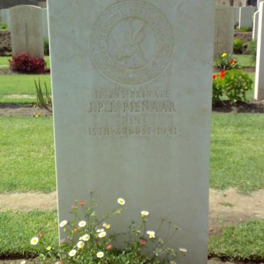 PIENAAR J.P.J. -1941
