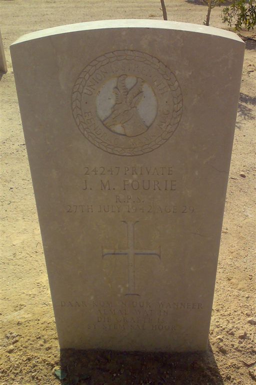 FOURIE J.M. -1942