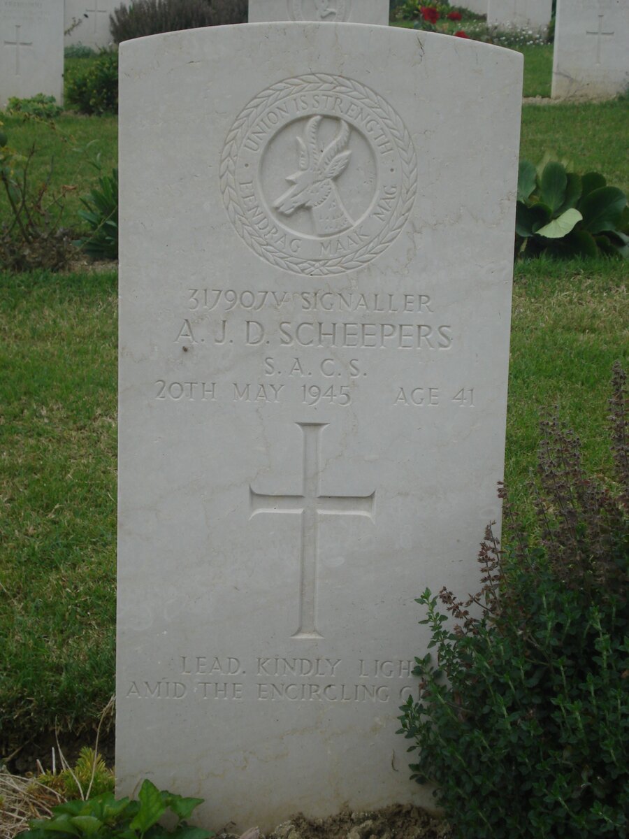 SCHEEPERS A.J.D. -1945