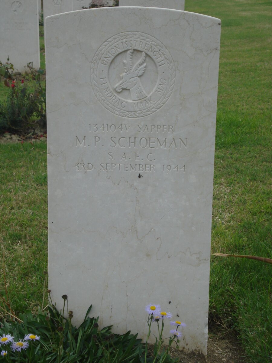 SCHOEMAN M.P. -1944