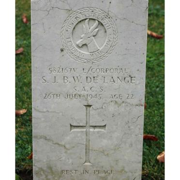 LANGE S.J.B.W., de -1945