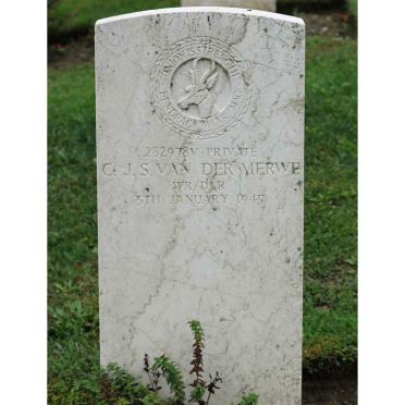 MERWE C.J.S., van der -1945
