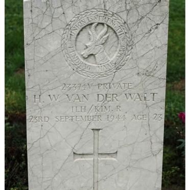 WALT H.W., van der -1944