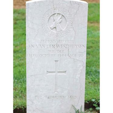 WESTHUYSEN J.N., van der -1944