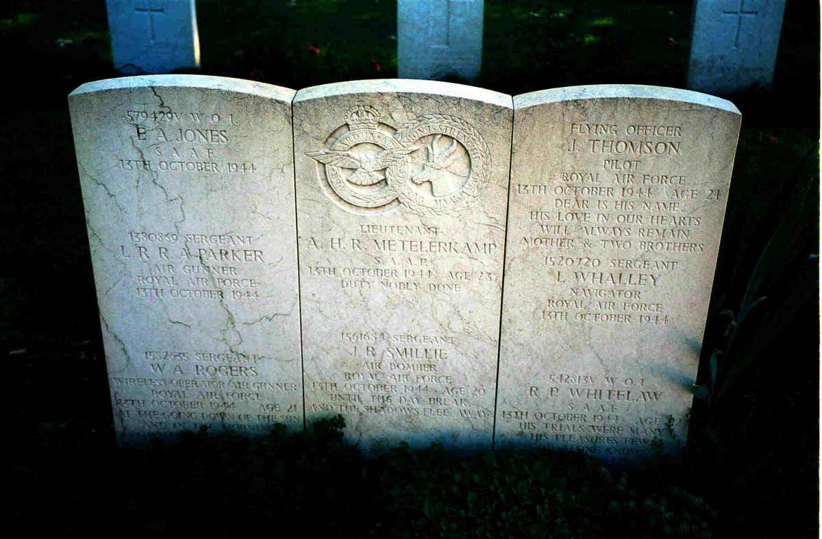 JONES :: PARKER :: ROGERS :: METELERKAMP :: SMILLIE :: THOMSON :: WHALLEY :: WHITELAW