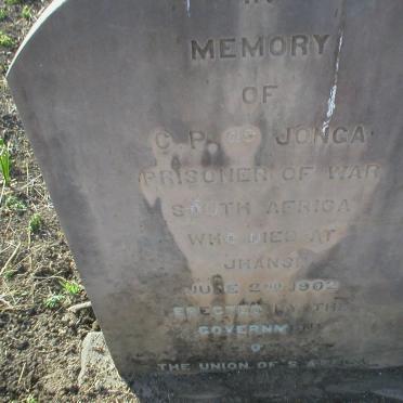 JONGA C.P., de -1902