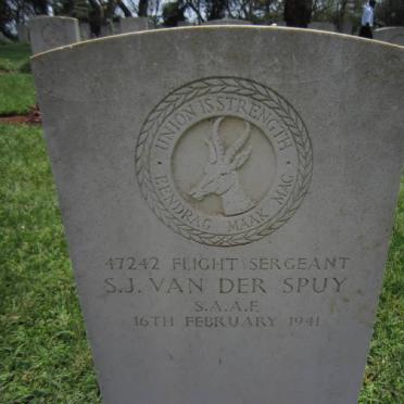 SPUY S.J., van der -1941