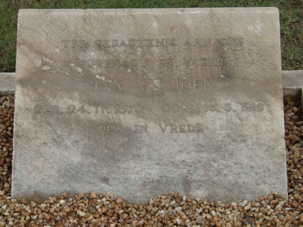 VILJOEN Jan 1870-1916