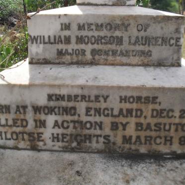 LAURENCE William Moorson 1855-1881