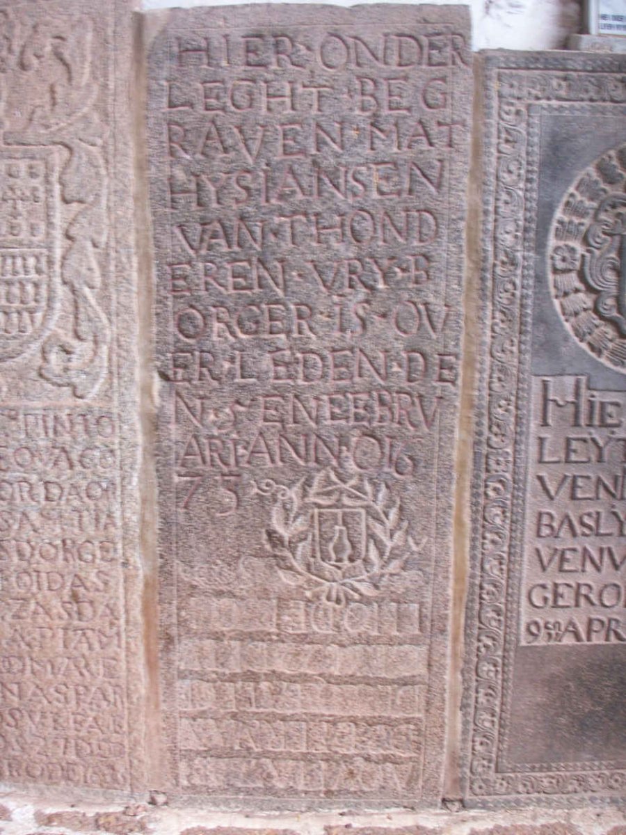 THONDEREN Matthys, Janse Van  -1673