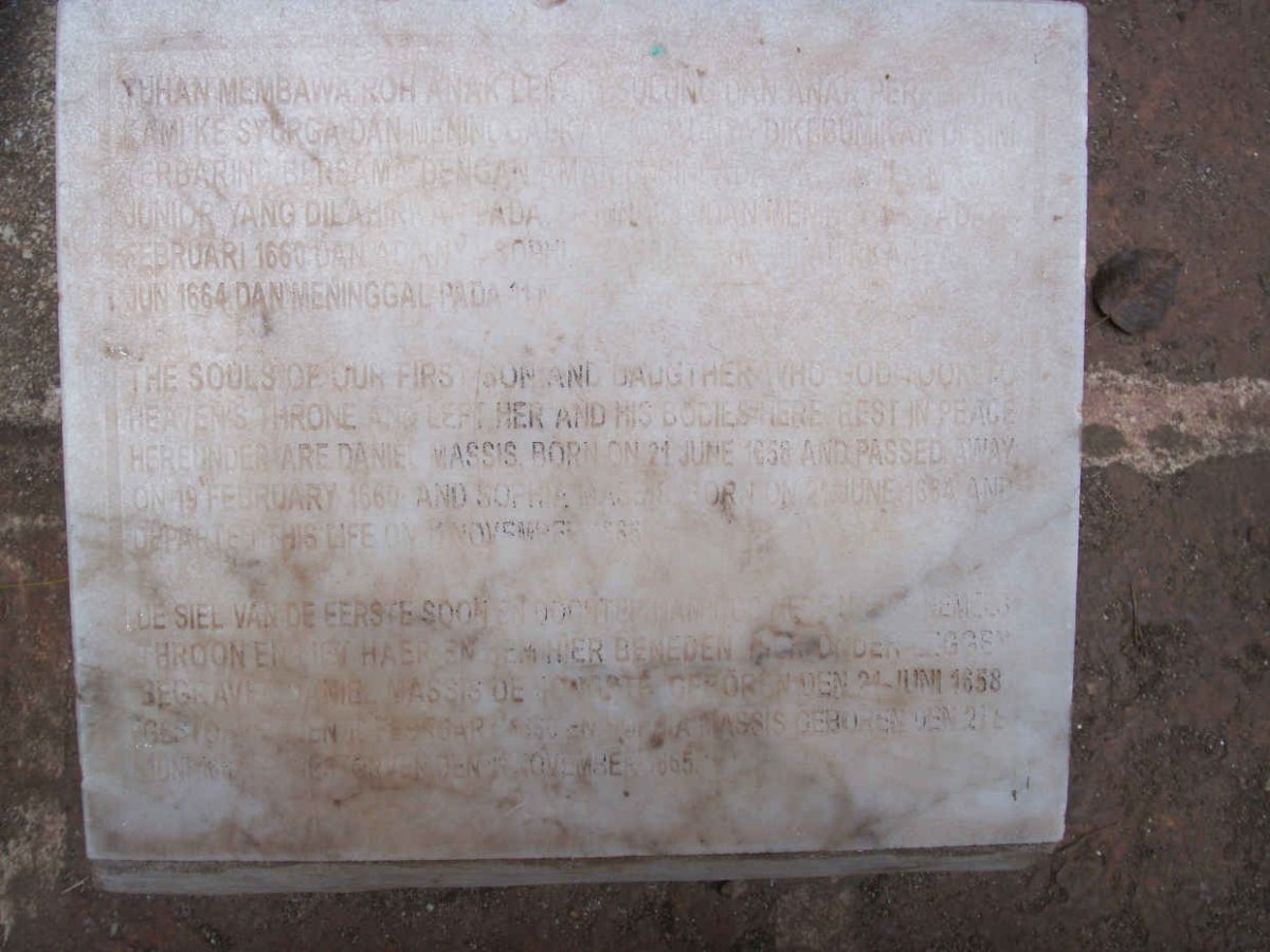 MASSIS Daniel 1658-1660 :: MASSIS Sophia 1664-1665