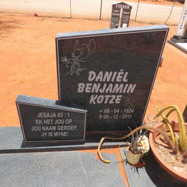 KOTZE Daniel Benjamin 1924-2011