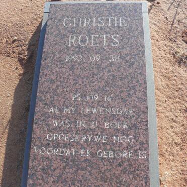 ROETS Christie -1993