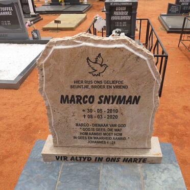 SNYMAN Marco 2010-2020