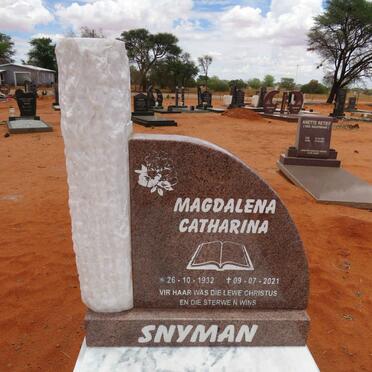SNYMAN Magdalena Catharina 1932-2021