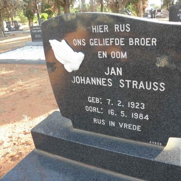 STRAUSS Jan Johannes 1923-1984