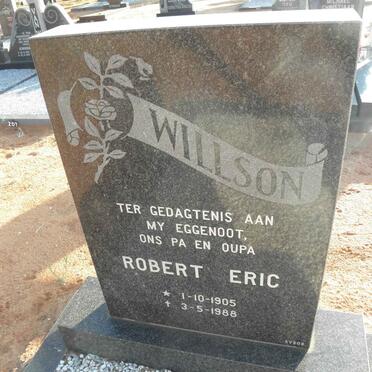 WILLSON Robert Eric 1905-1988