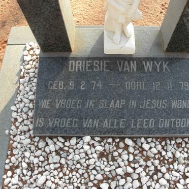 WYK Driesie, van 1974-1979