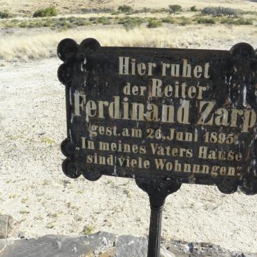 Namibia, ERONGO region, Swakopmund district, Klein Tinkas, Schutz Troups Graves