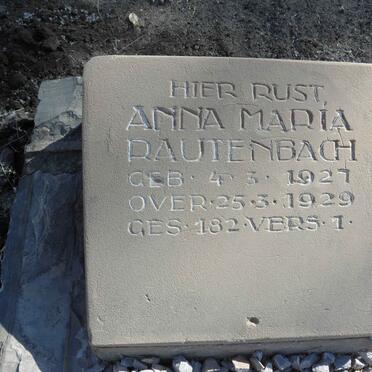 RAUTENBACH Anna Maria 1927-1929