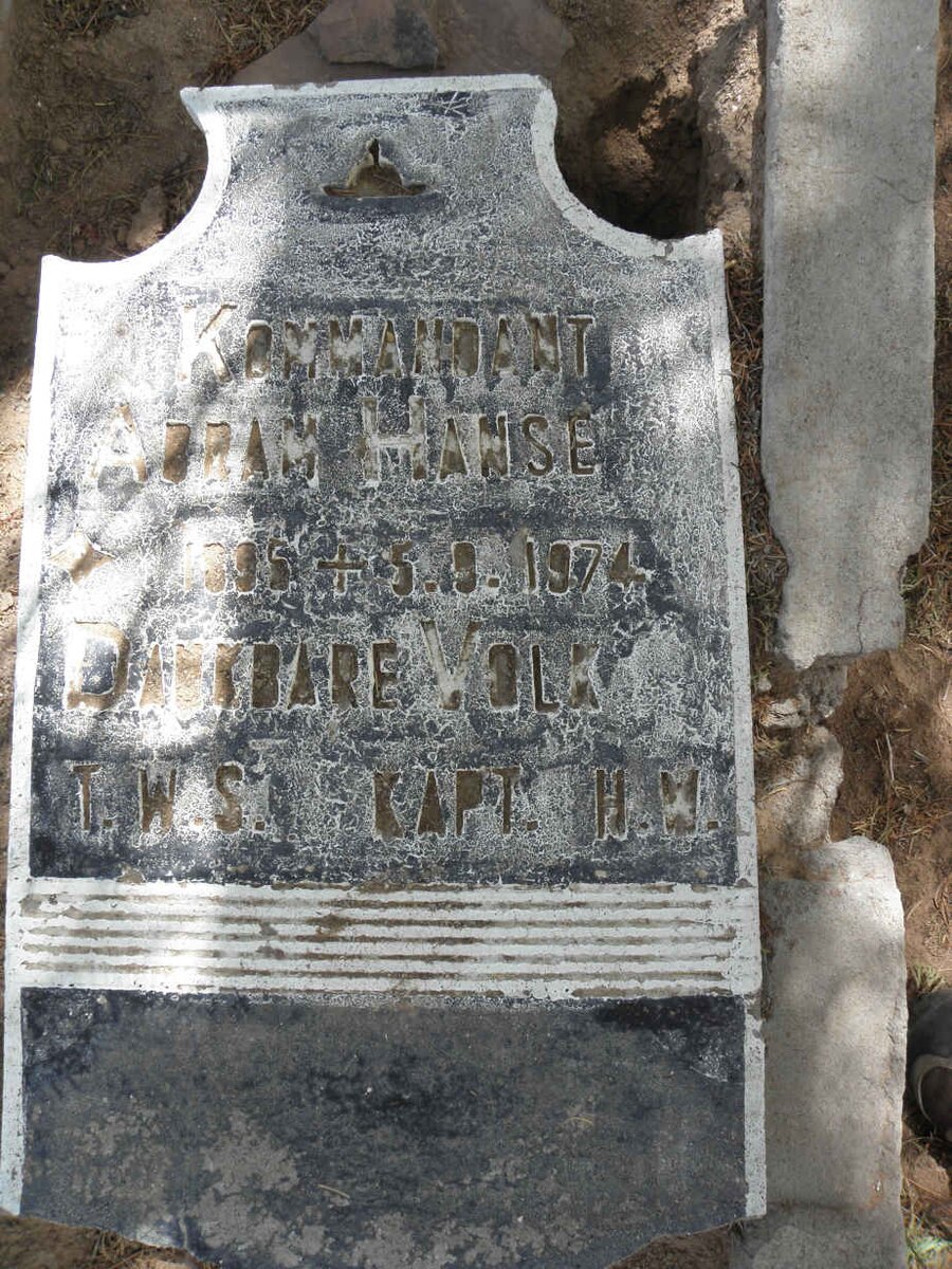 HANSE Abram 1895-1974