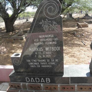 WITBOOI Markus 1903-1971 &amp; Lea 1902-1994 