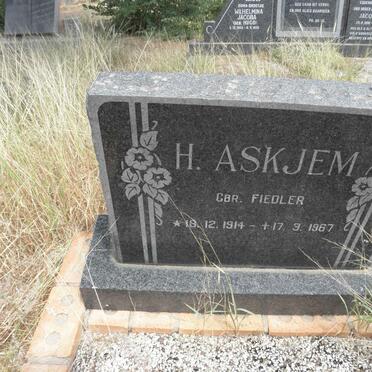 ASKJEM H. nee FIEDLER 1914-1967