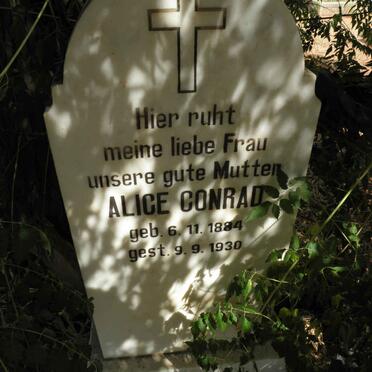 CONRAD Alice 1884-1930