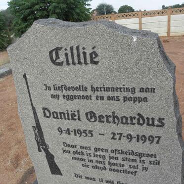 CILLIE Daniel Gerhardus 1955-1997