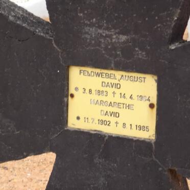 DAVID August 1883-1904 :: DAVID Margaretha 1902-1985