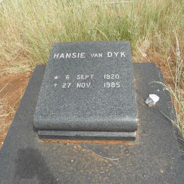 DYK Hansie, van 1920-1985