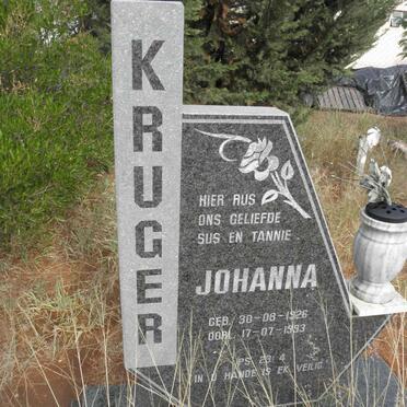 KRUGER Johanna 1926-1993
