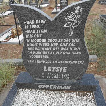 OPPERMAN Letsie 1936-2006