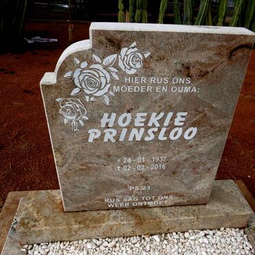PRINSLOO Hoekie 1937-2016