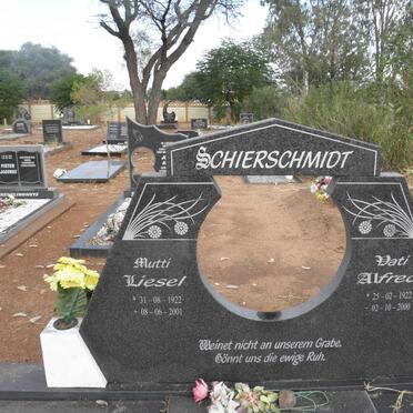 SCHIERSCHMIDT Alfred 1922-2000 &amp; Liesel 1922-2001