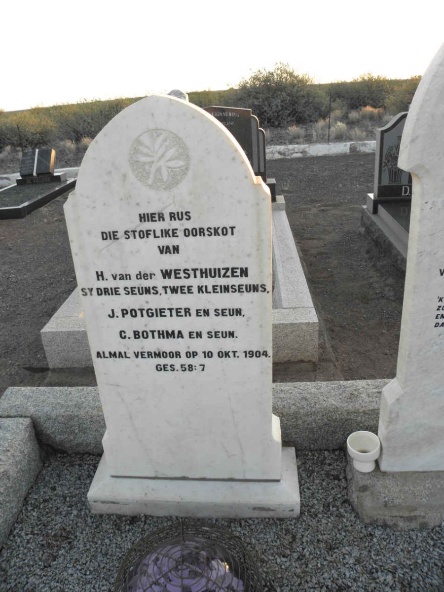 SMIT :: POTGIETER :: VAN DER WESTHUIZEN :: BOTHMA