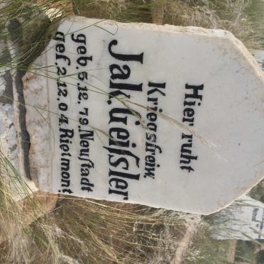 GEISSLER Jakob 1879-1904