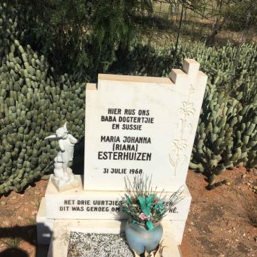 Namibia, HARDAP region, Mariental district, Eindpaal, farm cemetery