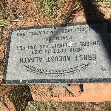 ALBATH Ernst August 1898-1989