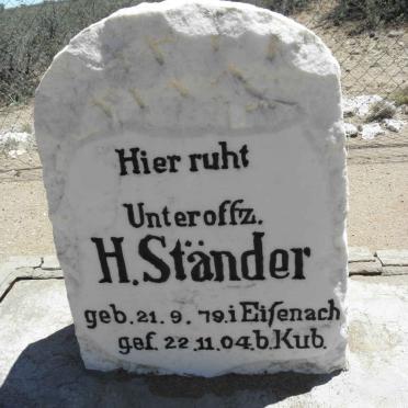 Namibia, HARDAP region, Mariental district, Kub war graves