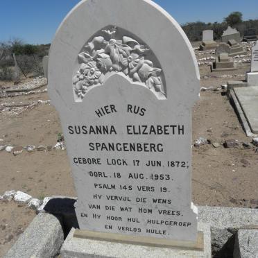 SPANGENBERG Susanna Elizabeth nee LOCK 1872-1953