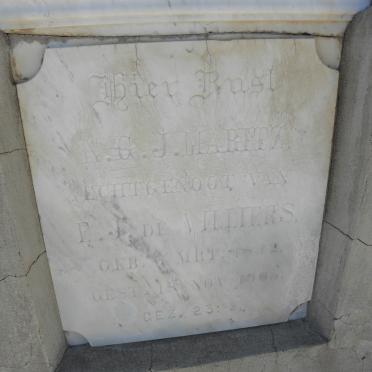 MARITZ N.G.J. 1842-1909