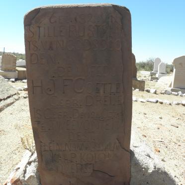 COETZEE H.J.F. nee DREIJE 18??-