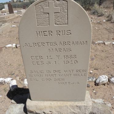 MARAIS Albertus Abraham 1888-1940