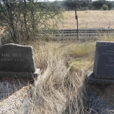 Namibia, HARDAP region, Aranos, Manie farm cemetery