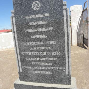 ROBINSON Louis Abraham - 1947